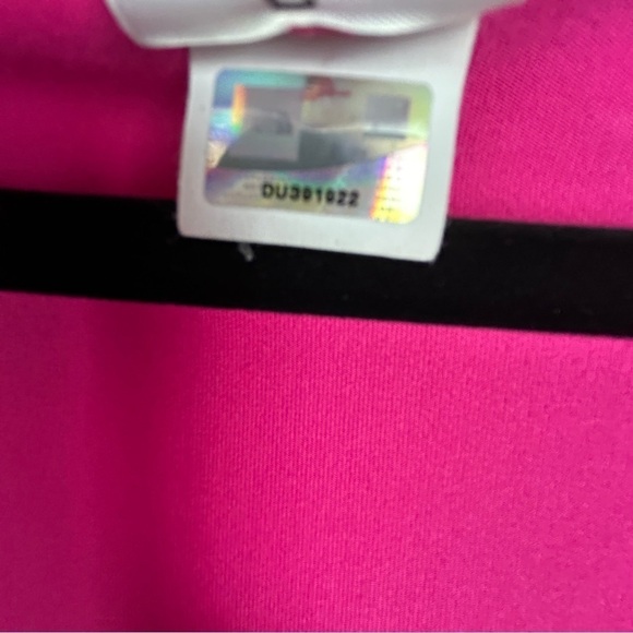 The North Face Floral Pink Vapor Wick Short Sleeve Henley Top Large - Picture 9 of 13